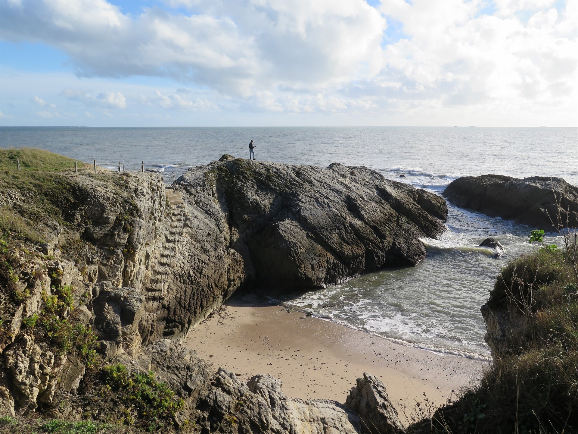 La côte sauvage de la presqu'île Guérandaise